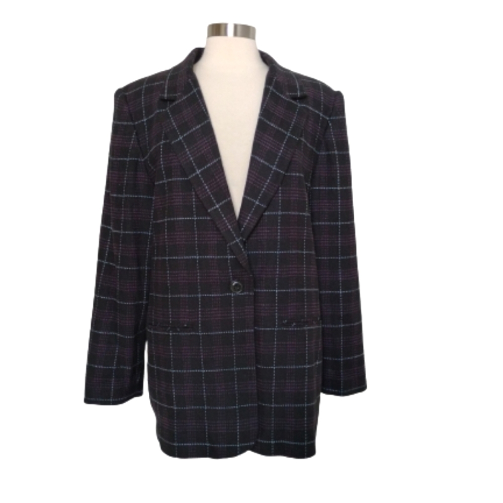 SAG HARBOR Wool Blazer Oversized 16